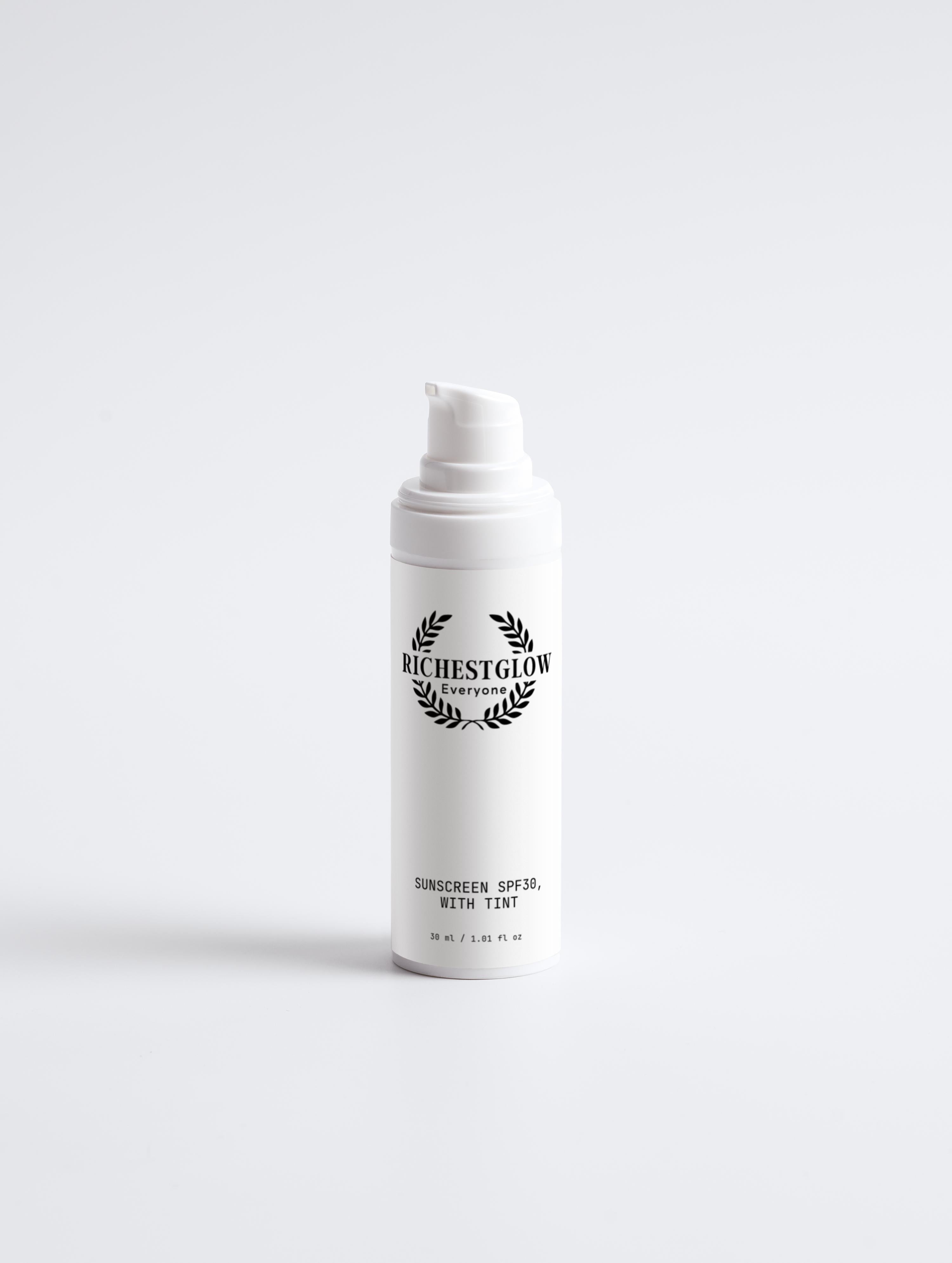 Sunscreen SPF30, with tint